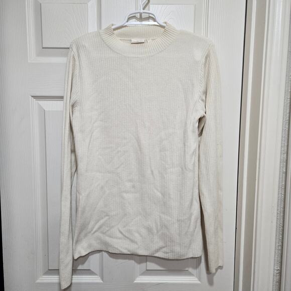 AG Adriano Goldschmied Wool Cashmere Ribbed Sweater XL - Picture 9 of 10